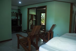 Bungalow, 1 Bedroom, Balcony, Garden View | Living room - Enchanting House Overlooking the Primary Forest (Drake Bay)