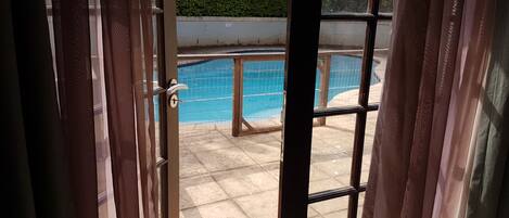 Room, 1 Bedroom, Terrace, City View | Pool | Outdoor pool