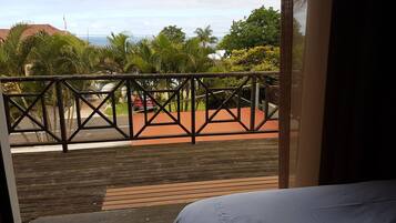 Kamar, 1 kamar tidur, teras, pemandangan kota | Balkon