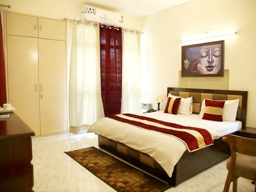 Room in Guest Room - Maplewood Guest House, Neeti Bagh, New Delhiit is a Boutiqu Guest House