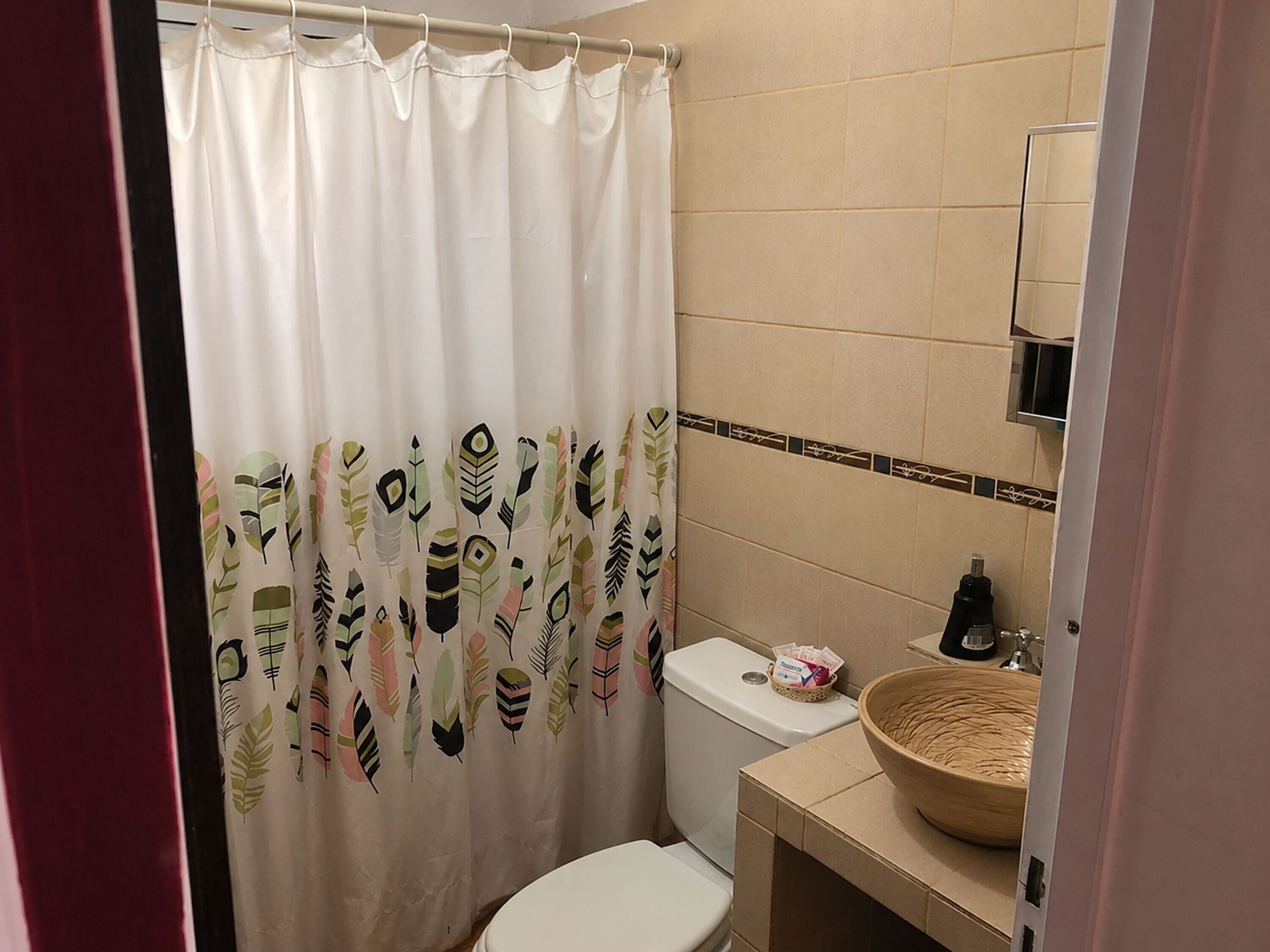 Cabaña, 1 habitación, fumadores, balcón | Baño