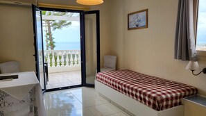 Room, 1 Bedroom, Smoking, Balcony | Living room | Books - Room-entire Private Suite Unit sea View (Hersonissos)