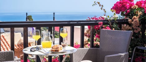 Appartement, 1 chambre, balcon, vue jardin | Balcon