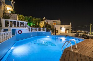 Pool - Standard big Room Apartment in Blue Aegean With Shared Pool, Kitchen and Ac (Hersonissos)