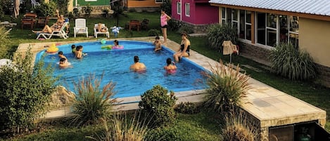 Ferienhütte, 1 Schlafzimmer, Raucher, Balkon | Pool