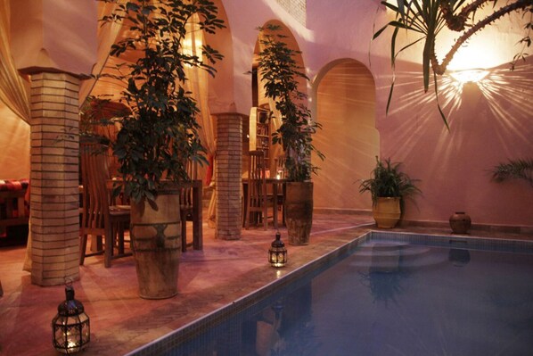 Indoor pool - Riad Azenzer - Room Chigaga 2 Pers (Marrakech)