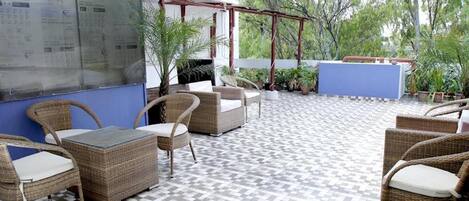 Chambre, 1 chambre, accessible aux personnes à mobilité réduite, fumeurs | Terrasse/Patio