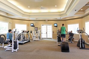 Condo, 4 Bedrooms, Balcony, Garden View | Fitness studio
