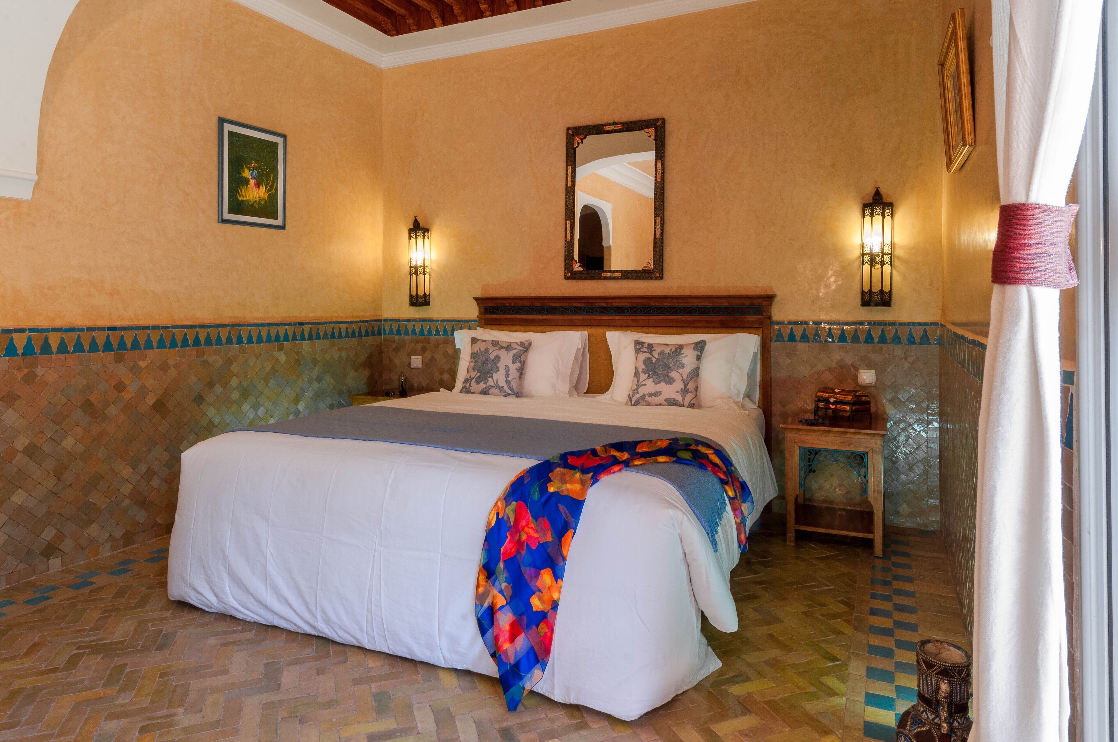 Foto - Double room in a charming villa in the heart of Marrakech palm grove