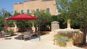 Room, 1 Bedroom, Terrace, Garden View | Pool - Room in B&B - Villarancia Luxury Room Lilla With Garden and Pool (Alezio)