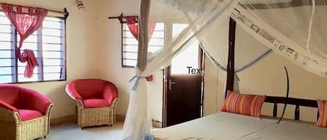1 bedroom, bed sheets