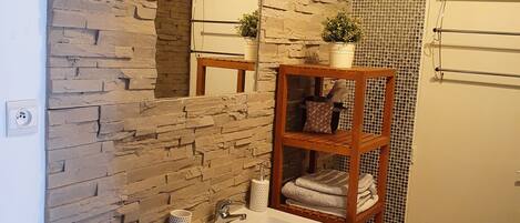 Regadera y secadora de cabello