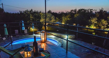 Apartment Villa Oliva with private swimming pool