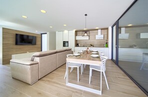 Dining - Villa Celeia - Luxurious first floor apartment with heated pool in city centre of Krk (Krk (Krk))