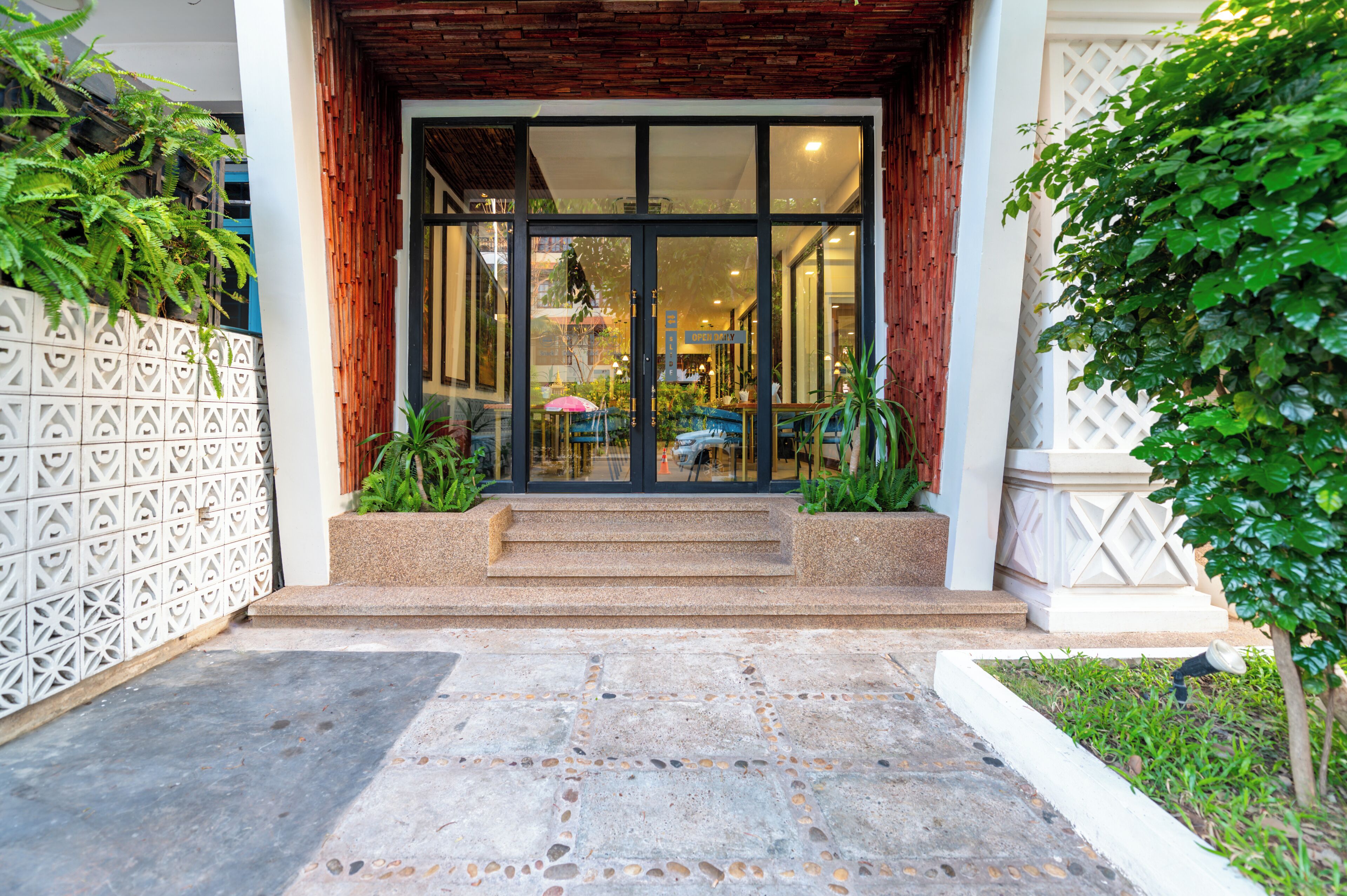 Fachada da propriedade