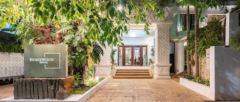 Entrada de la propiedad