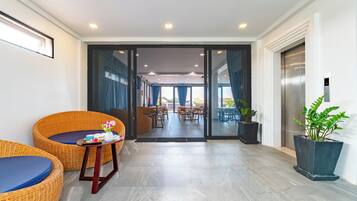 Sitteområde i lobbyen