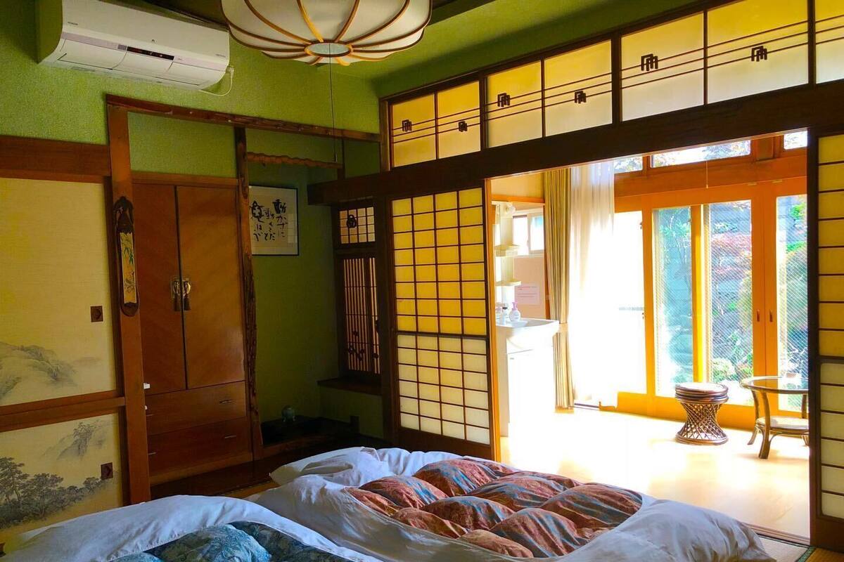 傳統客房, 非吸煙房 (Tatami Garden Room w/ Private Toilet) | 迷你吧、書桌、熨斗/熨衫板、免費 Wi-Fi