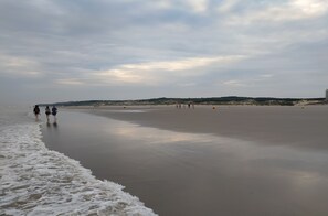 En la playa 