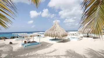 Beach nearby, sun-loungers