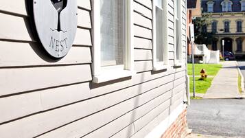 Majoituspaikan julkisivu