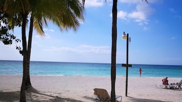 Beach nearby, sun-loungers