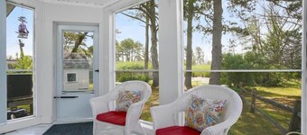 Cottage w Private Creek, Sunroom, Fire Pit, & WiFi