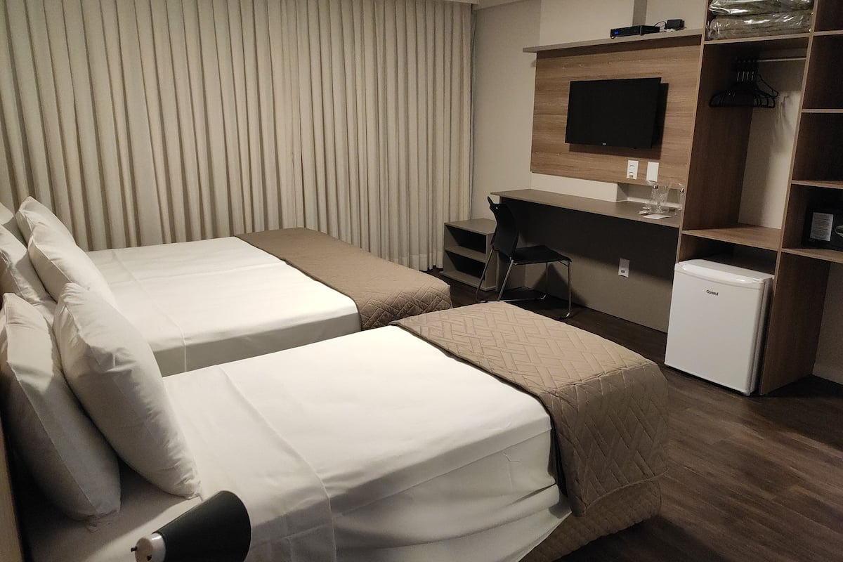Minibar, in-room safe, desk, laptop workspace