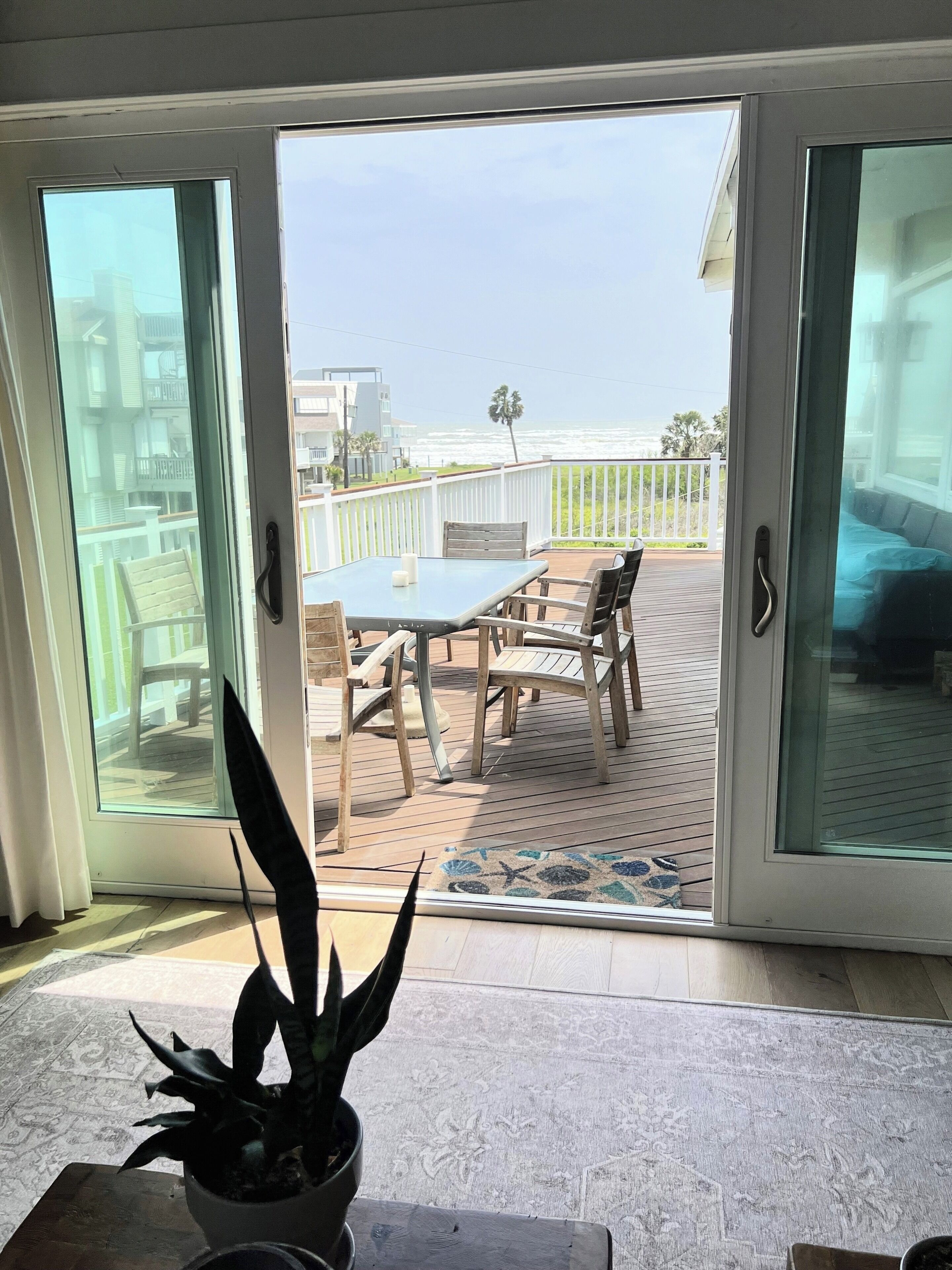 Ocean view from living room