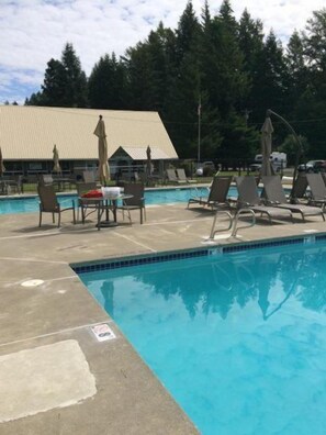 Cabin (Aspen Cabin) | Pool | Outdoor pool - Aspen Cabin (Packwood)