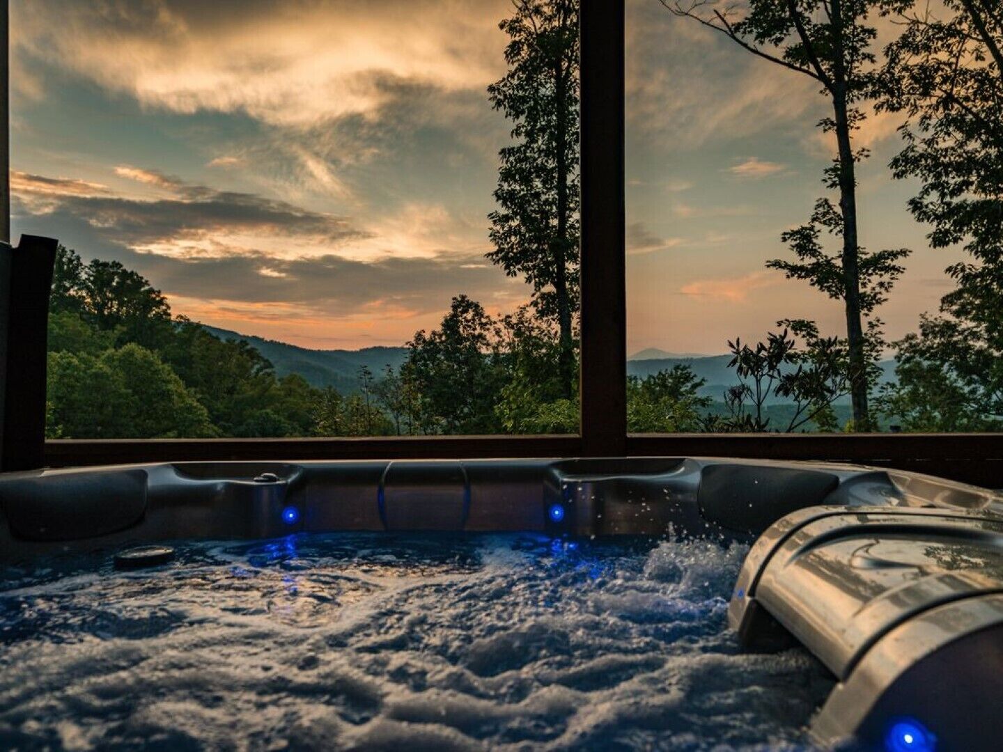 Bain à remous extérieur