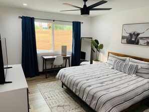 3 dormitorios, tabla de planchar con plancha, wifi y ropa de cama