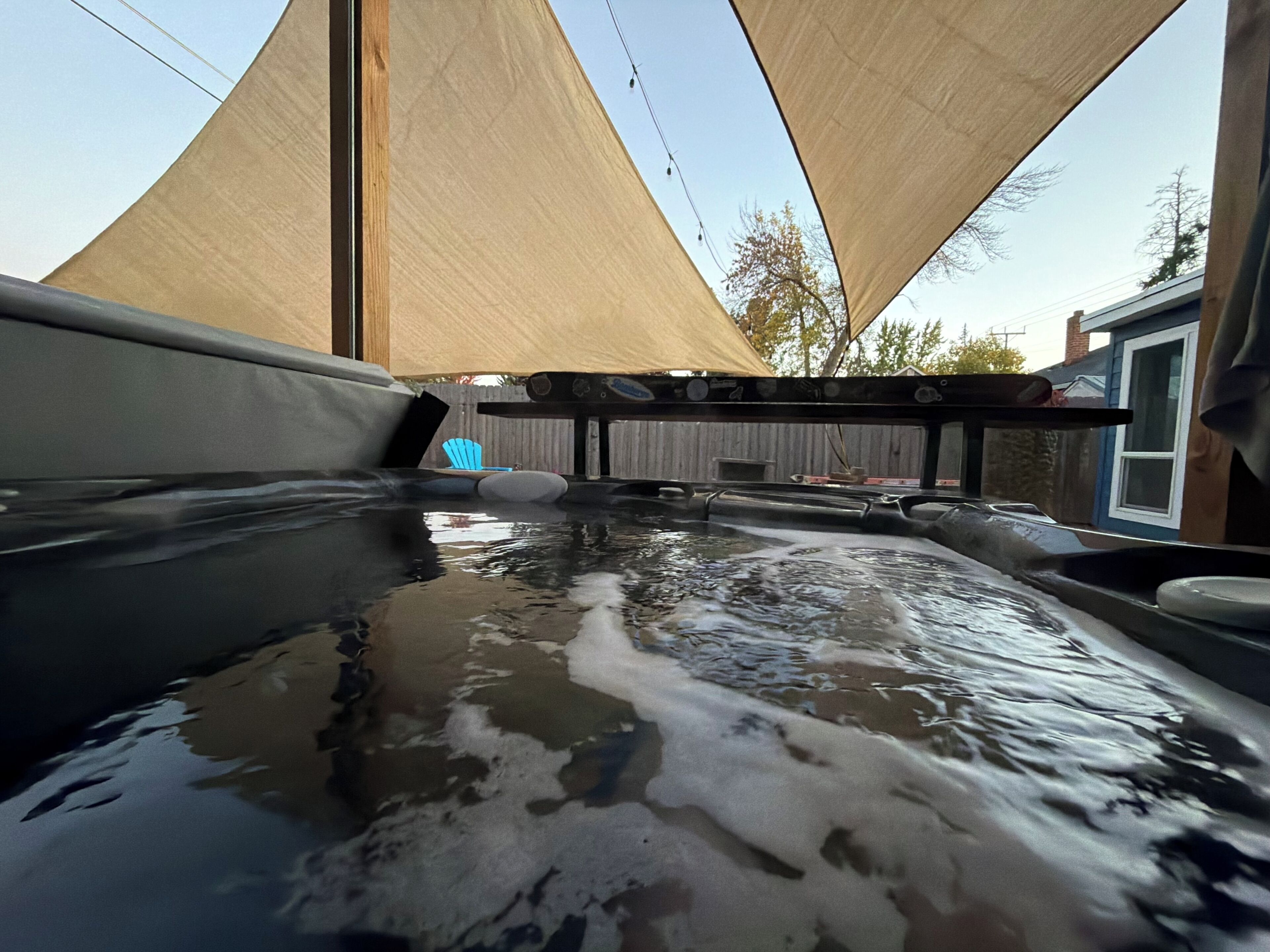 Idromassaggio all'aperto