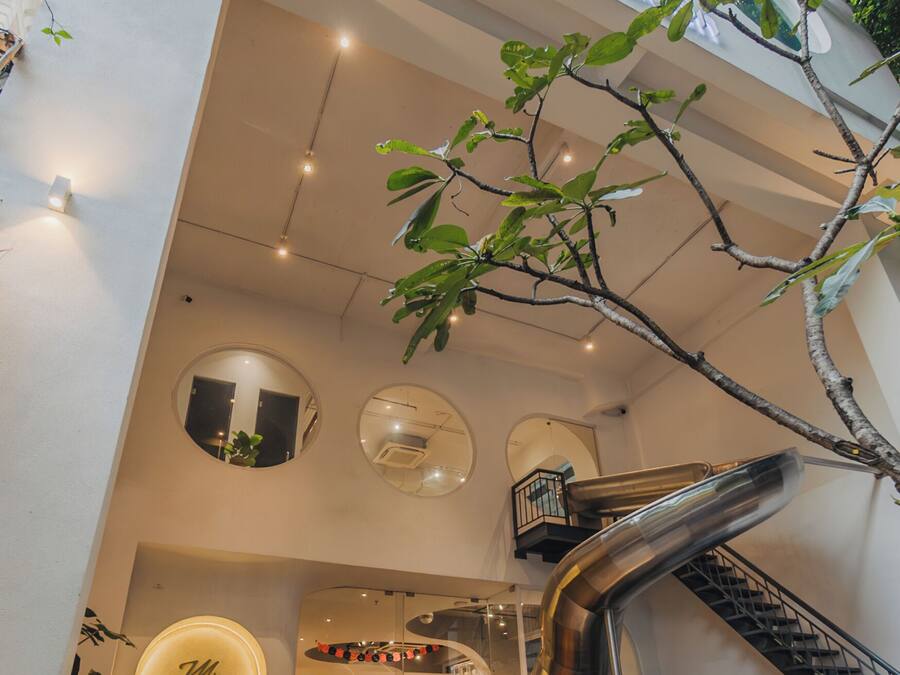 Majoituspaikan julkisivu