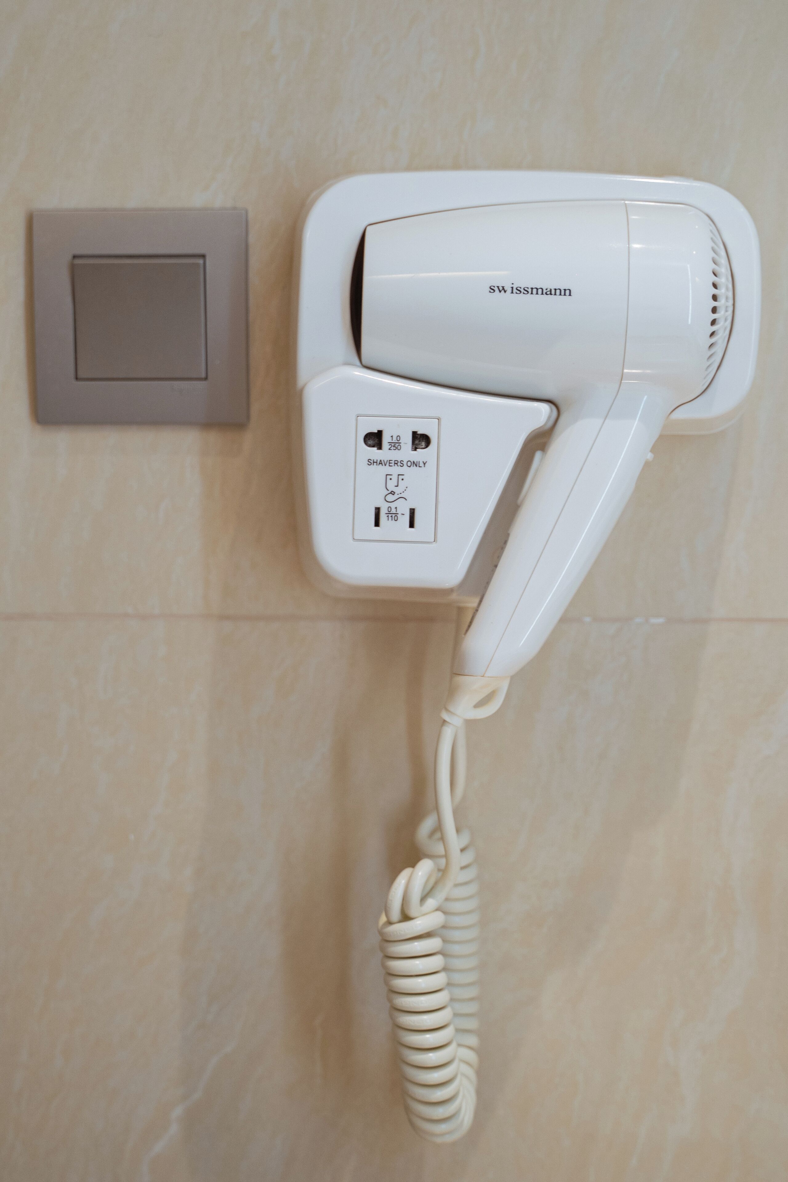 free toiletries, hair dryer, bathrobes, slippers