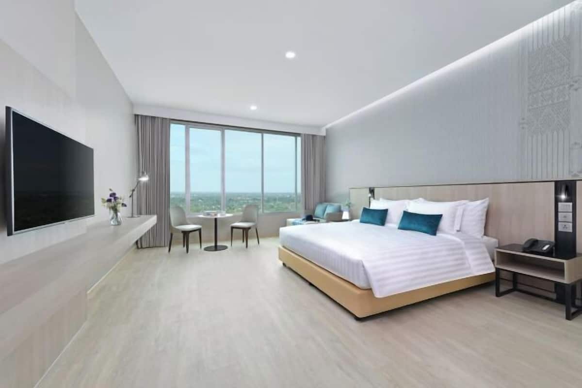 2 Schlafzimmer, Zimmersafe, Schreibtisch, Verdunkelungsvorhänge