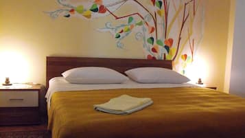 1 bedroom, iron/ironing board, Internet, bed sheets