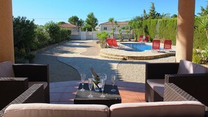 Terrace/patio - Mila 3 bedrooms, air-con, free wifi (Ametlla de Mar)