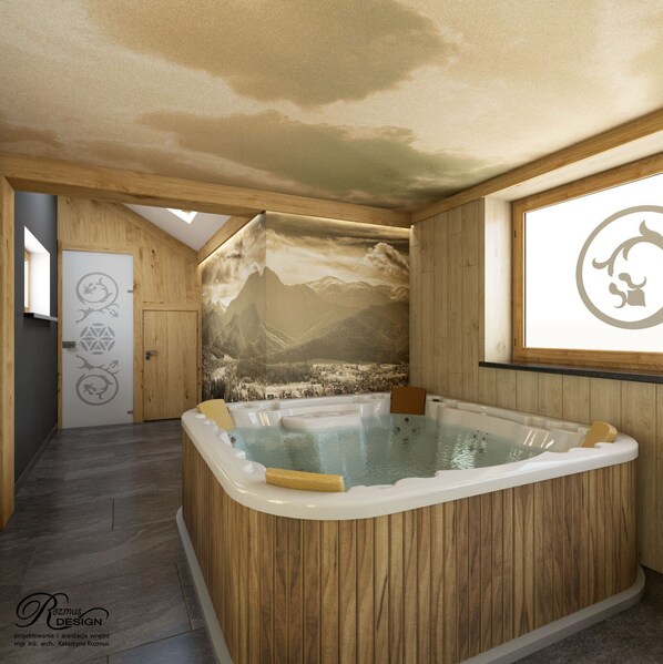Bồn tắm spa trong nhà