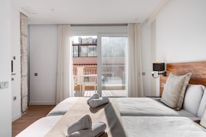 Standard-Zweibettzimmer, Balkon, Stadtblick