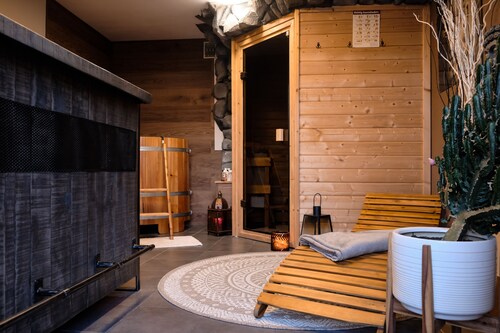 Ferienhaus in der Nähe zum Hainer See mit Sauna und Grillplatz 