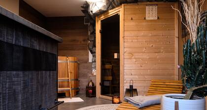 Ferienhaus in der Nähe zum Hainer See mit Sauna und Grillplatz