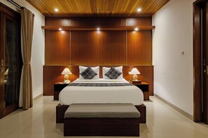 Habitación de lujo, para no fumadores, vista al valle | Minibar, escritorio y ropa de cama