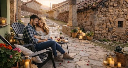 La Congosta - Jacuzzi, fireplace and mountain in Asturias