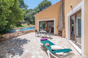 Outdoor dining - ALEXANDRIA. Beachside stylish house (Cala San Vicente)