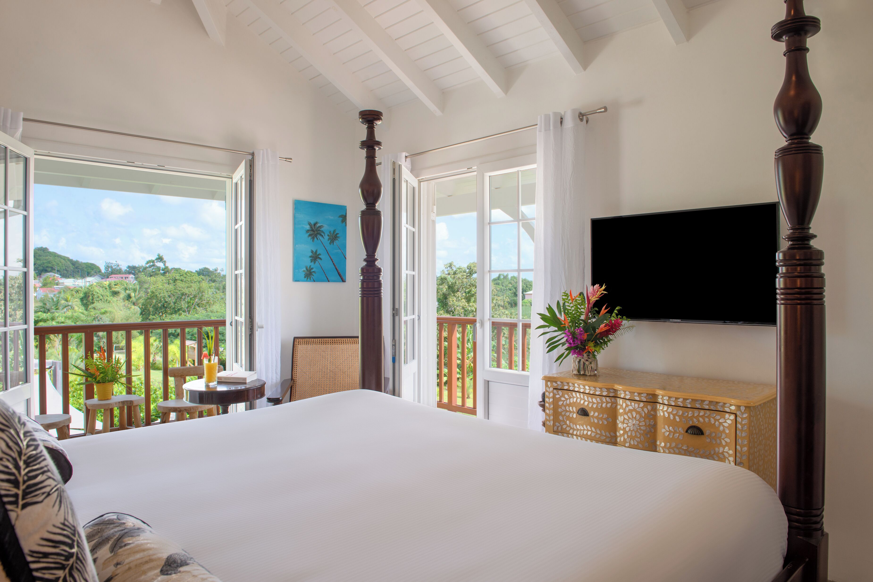 Chambre Deluxe double | Draps en coton égyptien, literie de qualité