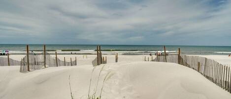 On the beach