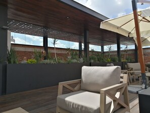Terrace/patio - Hotel Boutique Rayón 50 (Morelia)