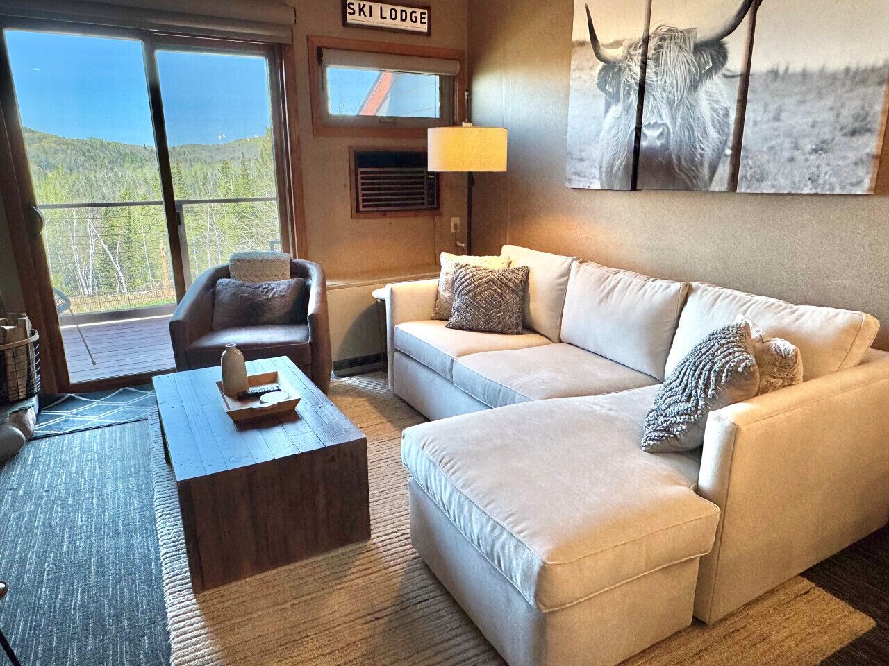 TV connectée, cheminée, table de tennis de table