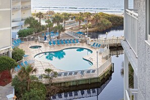 Indoor pool, outdoor pool